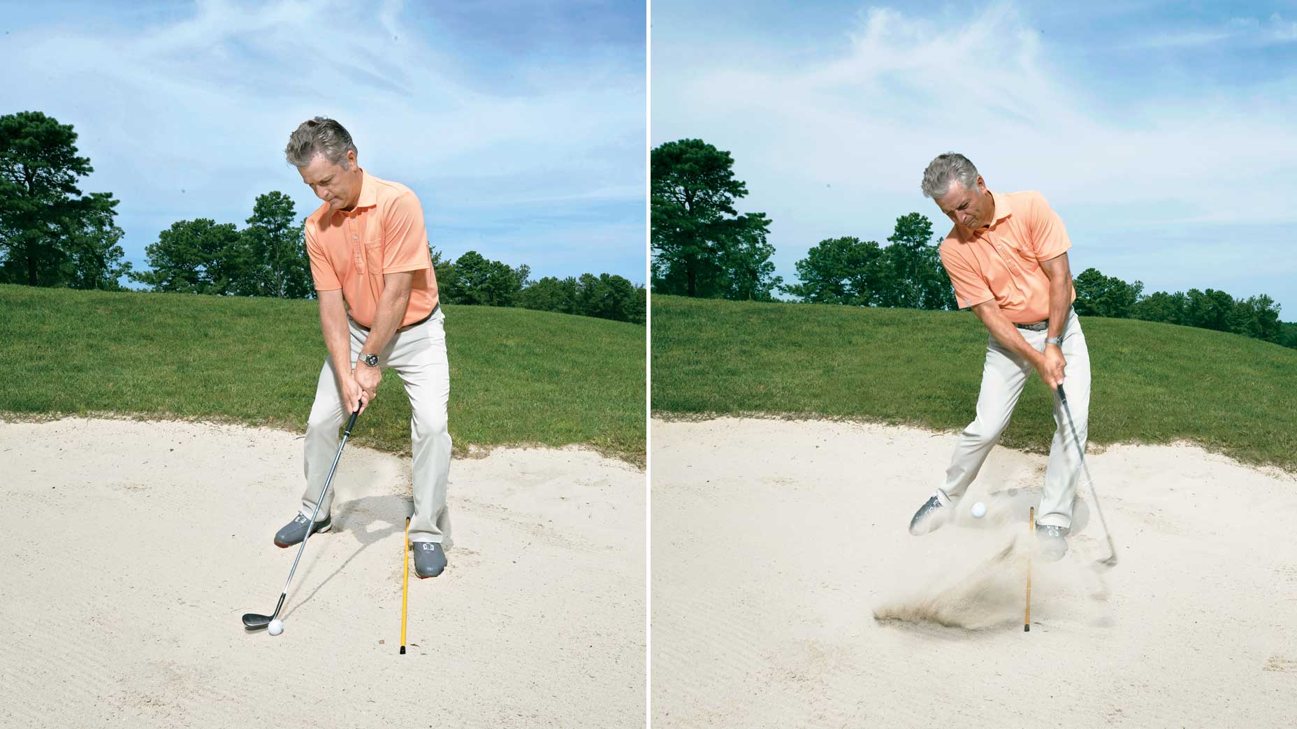 bernie najar hits bunker shot