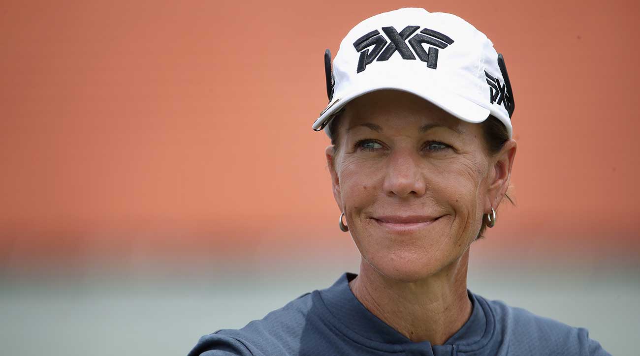 Whaley at the 2018 U.S. Senior Women's Open at Chicago Golf Club.